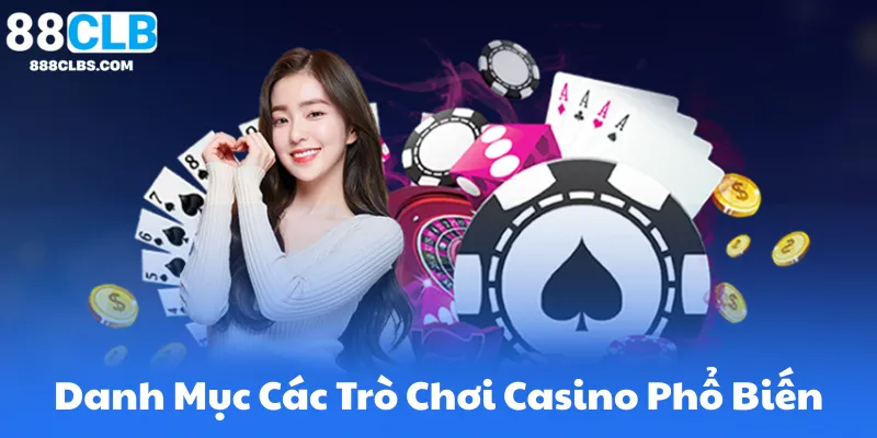 Danh Mục Các Trò Chơi Casino Phổ Biến